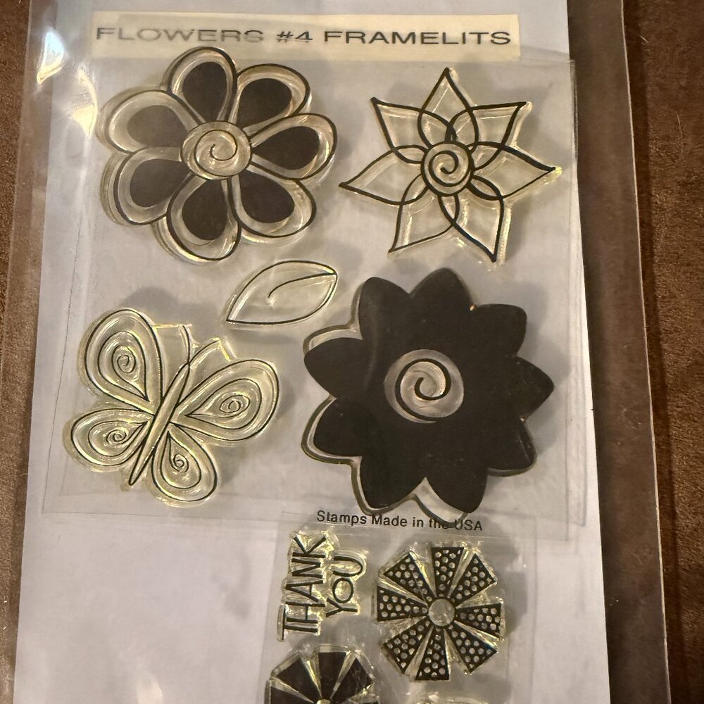 Stamps of Life Flowers #4 Framelit stamps & dies (1)